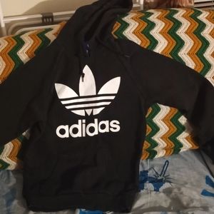 Black Adidas Hoodia Sz Xs,&Pink Nike hoodie.Sz.Medium :From a smoke free home.